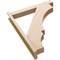 Ekena Millwork 5 1/2-in W x 32-in D x 40-in H Balboa Block Rough Cedar Woodgrain TimberThane Outlooker, Primed Tan OUTUR055X32X40BOA44RCPR - alternate 6